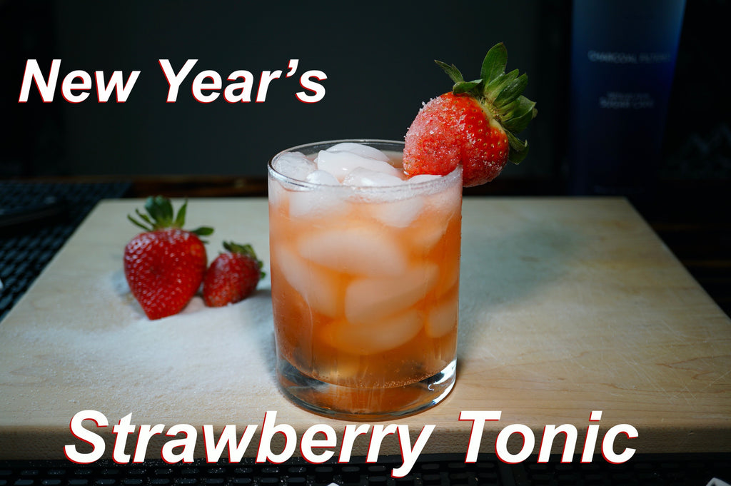 New Year's Strawberry Tonic