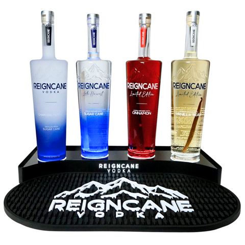 Under-lit Bottle Glorifier With Bar Mat & Timer